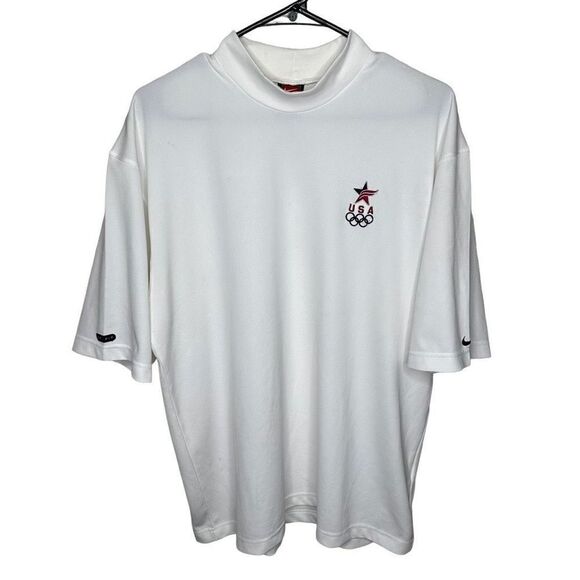Vintage Nike USA Olympics Dri Fit Shirt Large - Picture 1 of 7